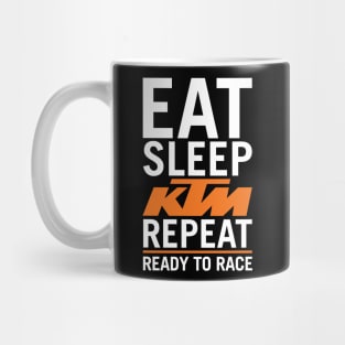 Eat Sleep KTM Repeat Mug